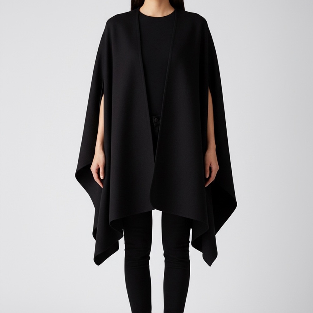 Harve Benard Black Poncho
